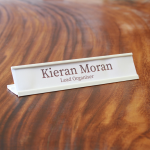 Custom Desk Name Plate Holders